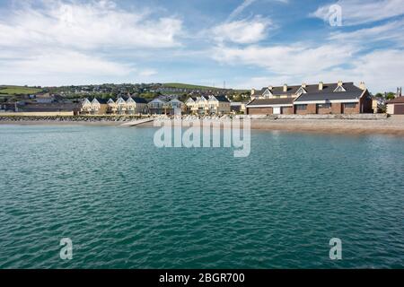 Port de Wicklow Town - Irlande Banque D'Images