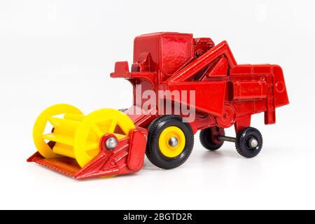 Lesney Products Matboîte modèle jouet voiture 1-75 série n°65 Claas moissonneuse-batteuse Banque D'Images
