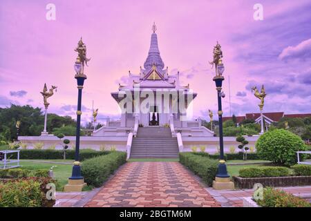 La ville de Yala situé au sud de la Thaïlande, ce n'est pas une ville paisible et tranquille ville. Touristiques à visiter rarement ici, c'est aussi loin de l'agitation de la ville. Y Banque D'Images