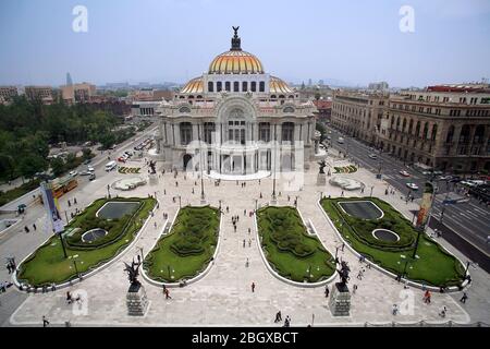 Palacio de Bellas Artes, Mexico, Mexique Banque D'Images