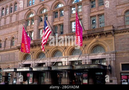 Carnegie Hall, New York, New York Banque D'Images