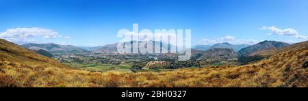 Vallée près de Queenstown, Otago, Île du Sud, Nouvelle-Zélande, Océanie. Banque D'Images