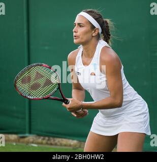 Monica Puig à Wimbledon 2018 Banque D'Images