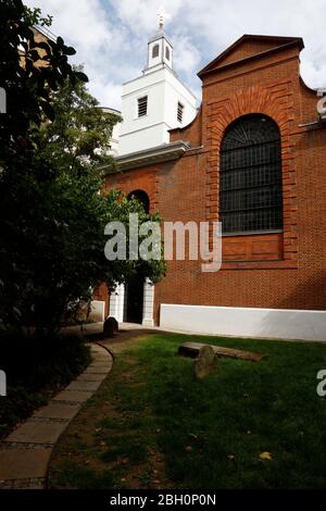 St Anne et l'église St Agnes sur Gresham Street, City of London Banque D'Images