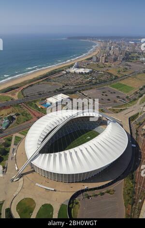 Vue aérienne du stade Moses Mabhida Banque D'Images