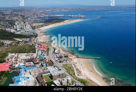 Photo aérienne de Port Elizabeth Beachfront Banque D'Images