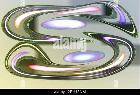 Abstract background image simulant des cercles sur l'eau Banque D'Images