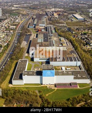 , équipements techniques et installations de production des aciéries der ThyssenKrupp Steel Europe AG à Bochum-Wattagenscheid, 11.04.2016, vue aérienne, Allemagne, Rhénanie-du-Nord-Westphalie, Ruhr Area, Bochum Banque D'Images