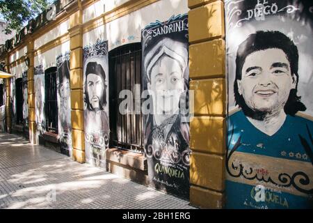 Caminito, la Boca, Buenos Aires, Argentine Banque D'Images