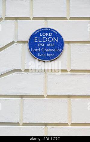 Lord Eldon, 6 Bedford Square, Londres Banque D'Images