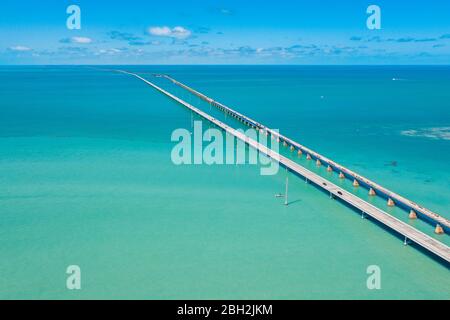 Seven Mile Bridge, Florida Keys, USA Banque D'Images