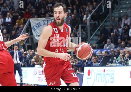 1 Janvier 2020, Bologne, Italie: Bologne, Italie, , 01 Jan 2020, Sergio Rodriguez (AX Armani Exchange Milano) pendant - - - crédit: LM/Michele Nucci (image de crédit: © Michele Nucci/LPS via ZUMA Wire) Banque D'Images