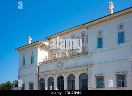 Rome, Italie - 19 juillet 2018 : Villa Borghese, vue sur l'entrée principale Banque D'Images