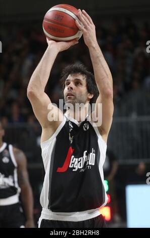 Bologne, Italie. 1 janvier 2020. Bologne, Italie, 01 Jan 2020, Milos Teodosic (Virtus Segafredo Bologna) pendant - - - crédit: LM/Michele Nucci crédit: Michele Nucci/LPS/ZUMA Wire/Alay Live News Banque D'Images