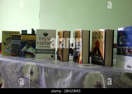 Noreña, ESPAGNE: Vue générale de plusieurs livres pendant la journée du livre à Noreña, Espagne, le 23 avril 2020. (Photo d'Alberto travers/Pacific Press) crédit: Agence de presse du Pacifique/Alay Live News Banque D'Images