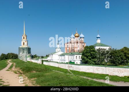 Ryazan, Russie, le 9 août 2013. Kremlin de Ryazan. Le Kremlin a une vision du Kremlin. Banque D'Images