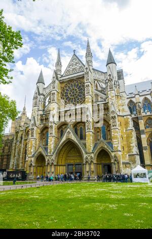 Westminster Abbey Londres Angleterre Royaume-Uni Capital River Thames Royaume-Uni Europe UE Banque D'Images