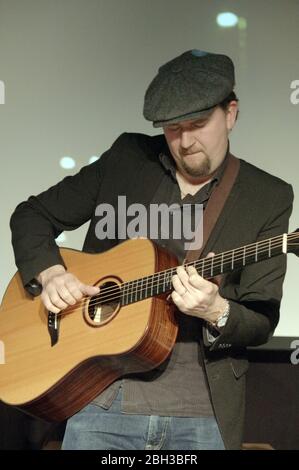 Danny Blomeley, Kila Brox Duo, Crawley Blues Club Hawth Crawley West Sussex, 14 février 2020. Banque D'Images