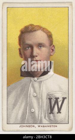 Johnson, Washington, American League, de la série White Border (T206) pour l'American Tobacco Company, 1909-11. Banque D'Images