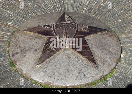 SHAEF Memorial, Bushy Park, Hampton court, Grand Londres, Angleterre, Grande-Bretagne, Royaume-Uni, Royaume-Uni, Europe Banque D'Images