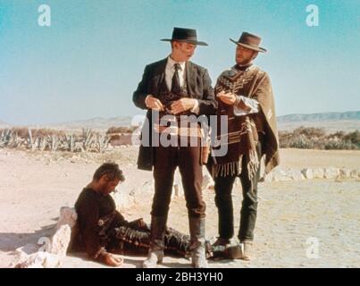 Lee Van Cleef, Clint Eastwood, 'for a quelques dollars more' (1965) United Artists File # 33962-602THA Banque D'Images