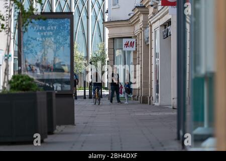 La photographie suivante a été prise pendant la pandémie de coronavirus. Banque D'Images