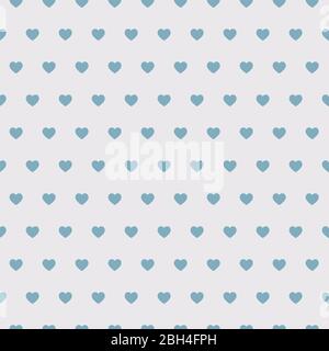 Motif vectoriel sans couture avec coeurs beige sur fond pastel Illustration de Vecteur