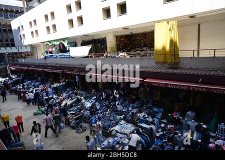 Le Mercato d'Addis-Abeba est l'un des plus grands marchés au monde. Banque D'Images