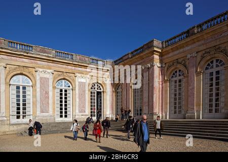 Le Grand Trianon, le château de Versailles, la France, connu sous le nom de maison de Marie-Antoinette Banque D'Images