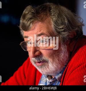 Francesco Guccini - Portrait dans sa maison en Toscane - Pavana Banque D'Images