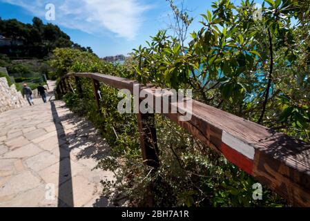 Camí de Ronda, Roda de Berà, Tarragonès, Tarragone, Catalogne Banque D'Images