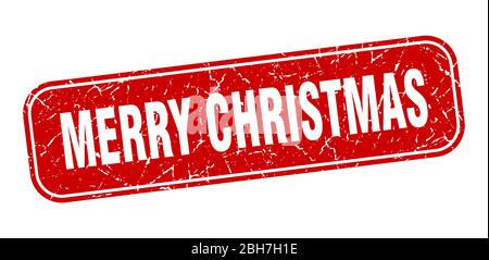 joyeux noël. joyeux noël carré de noël gris rouge Illustration de Vecteur