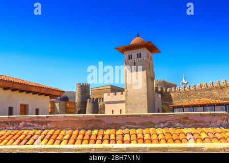 Vue sur la célèbre forteresse de Rabat ou de Rakati à Akhaltsikhe, Géorgie Banque D'Images