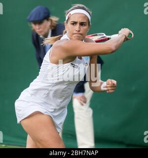 Monica Puig à Wimbledon 2018 Banque D'Images