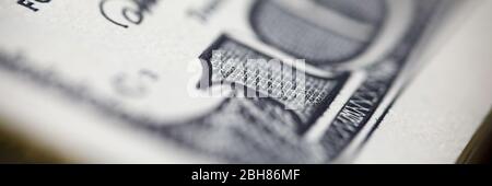 Monnaie nationale des États-Unis d'Amérique en valeur de 100 dollars Banque D'Images