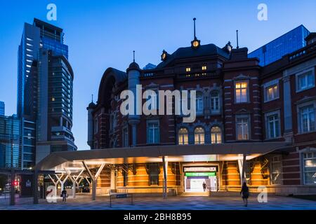 Le Japon, Honshu, Tokyo, quartier Marunouchi, Tokyo Station Banque D'Images