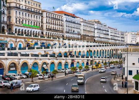 Argelia, Argel City, Down Town, Rampe chasse Loup Laulat Banque D'Images