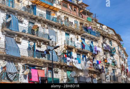 Argelia, Argel City, Alerg Kasbah, rue Banque D'Images