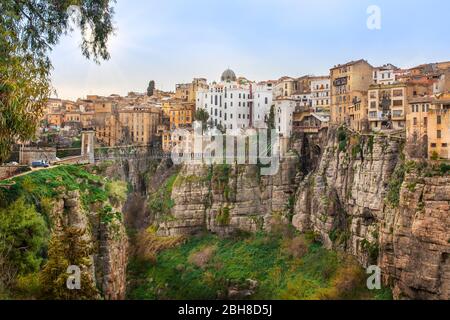 Argelia, Constantine City, pont Mellah Slimane Banque D'Images