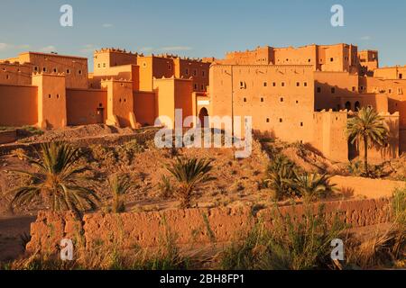 Kasbah Taourirt, Ouarzazate, Al-Maghreb, Maroc, Afrique, Banque D'Images