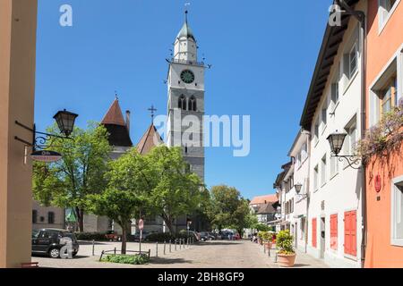 Münster am Münsterplatz, Überlingen, Lac de Constance, Bade-Wurtemberg, Allemagne Banque D'Images