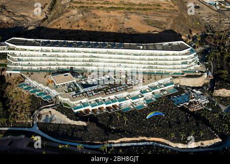 Île des Canaries Tenerife, complexe hôtelier sur la côte ouest à la Caleta, Adeje, Espagne Banque D'Images