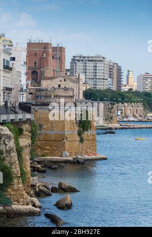 Italie, Mezzogiorno, Pouilles, péninsule de Salento, Taranto / Taranto, ville des deux mers, vieille ville, Corso Vittorio Emanuele ll Banque D'Images