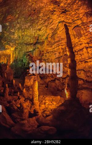 Italie, Mezzogiorno, Pouilles, Halbinsel Salento, Valle d'Itria, Grotte di Castellana Banque D'Images