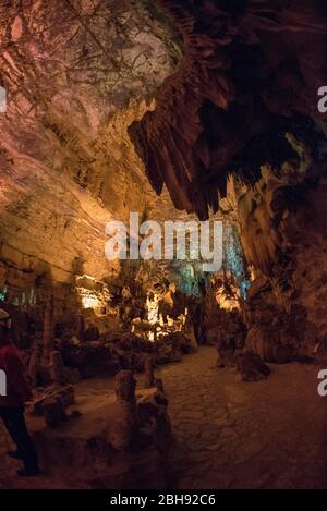 Italie, Mezzogiorno, Pouilles, Halbinsel Salento, Valle d'Itria, Grotte di Castellana Banque D'Images