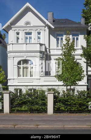 Bâtiment résidentiel classicist dans la Gartenstrasse, Oldenburg, Basse-Saxe, Allemagne, Europe Banque D'Images