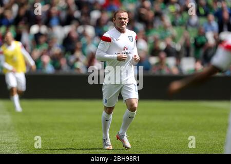 DUBLIN, REP DE L'IRLANDE. Wayne Rooney avant le match international amical entre la République d'Irlande et l'Angleterre au stade Aviva, Dublin, Irlande, dimanche 7 juin 2015 (crédit: MI News) Banque D'Images