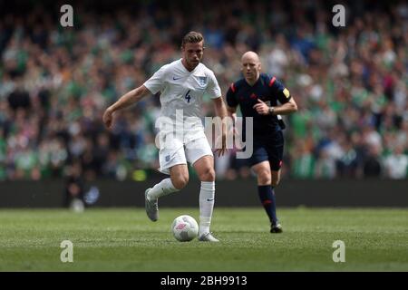 DUBLIN, REP DE L'IRLANDE. Jordan Henderson, Angleterre, lors du match international amical entre la République d'Irlande et l'Angleterre au stade Aviva, Dublin, Irlande, dimanche 7 juin 2015 (Credit: MI News) Banque D'Images