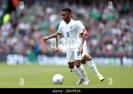 DUBLIN, REP DE L'IRLANDE. Raheem Sterling d'Angleterre lors du match international amical entre la République d'Irlande et l'Angleterre au stade Aviva, Dublin, Irlande, dimanche 7 juin 2015 (Credit: MI News) Banque D'Images