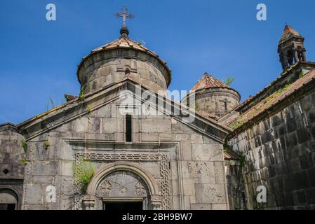 L'Arménie, Canyon Débède, Haghbat, Monastère Haghpat, 10e siècle, l'église de la Sainte Croix, extérieur Banque D'Images